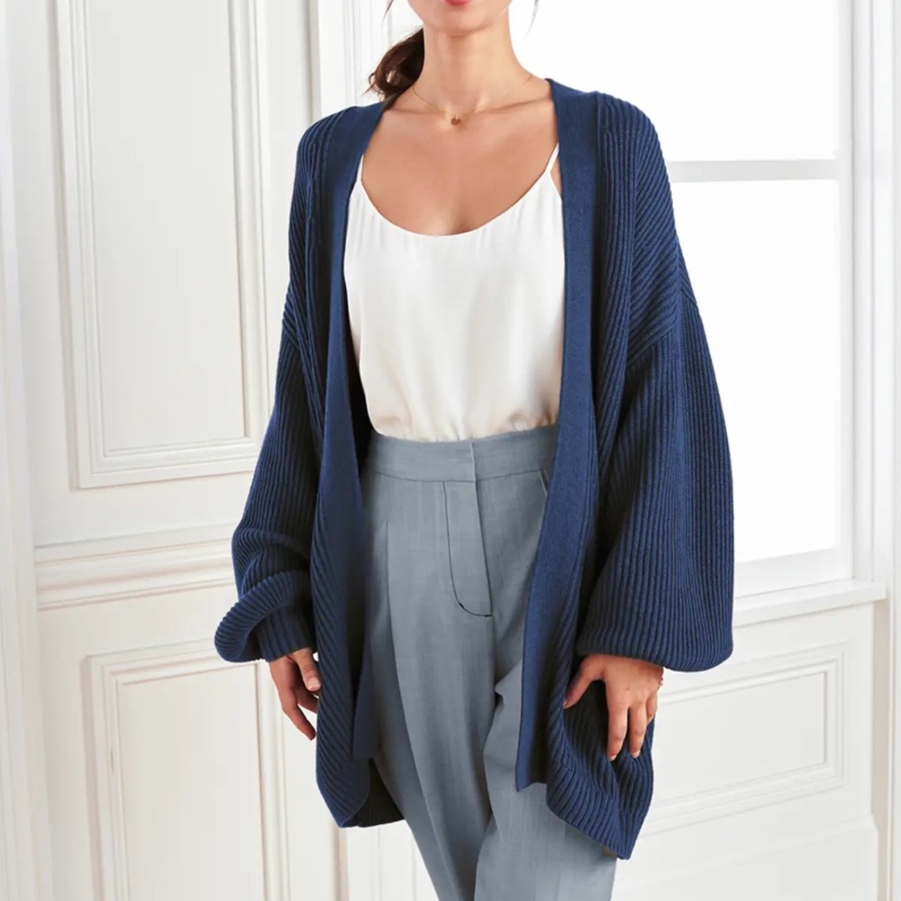Size S Quince 100% Organic Cotton Oversized Cardigan